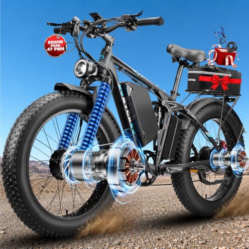 Peak 9000W Dual Motor EBike, 1972Wh 58V Max Output...