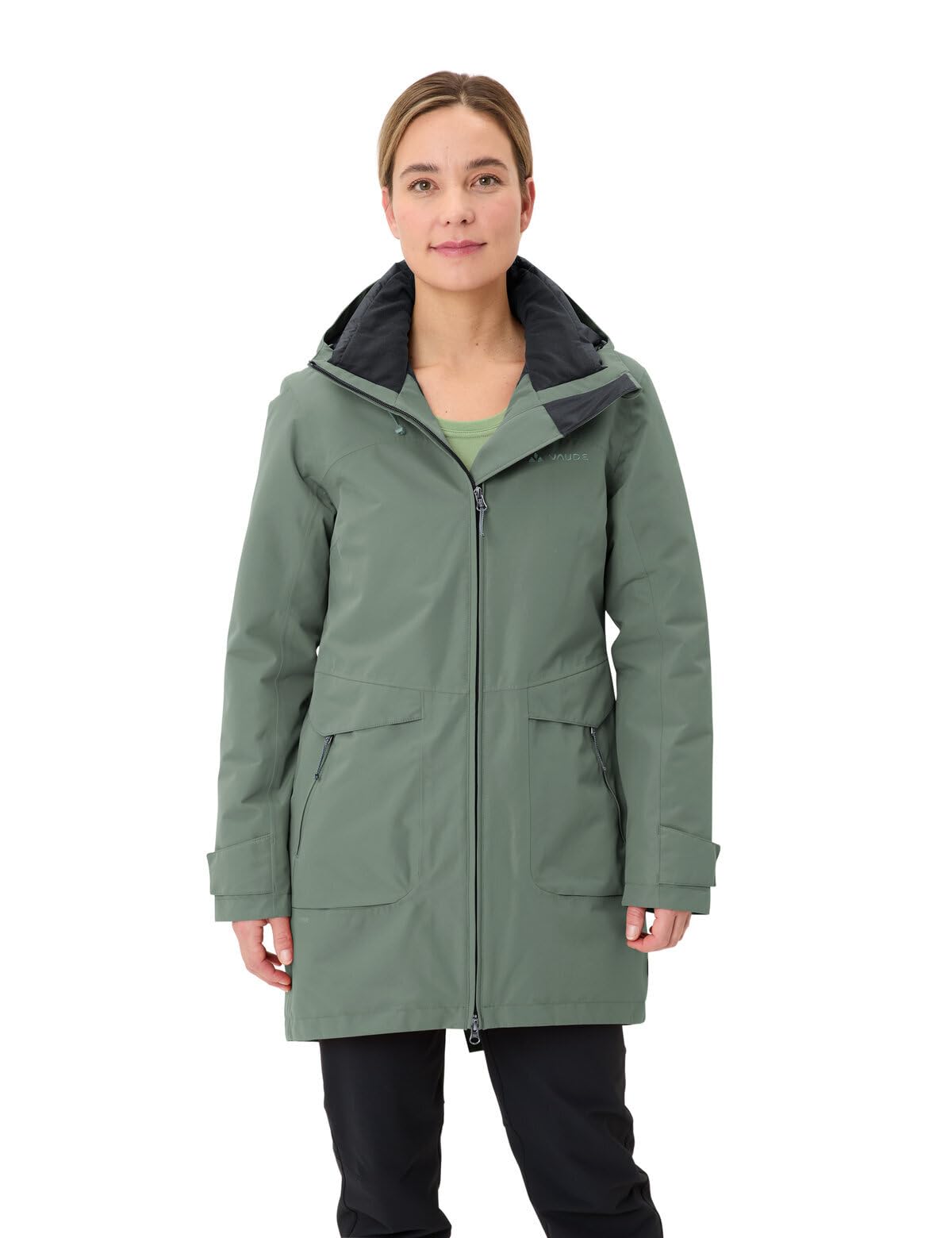 VAUDE Skomer III Winter Parka für Damen – Wasserdichte Winterjacke mit PrimaLoft Wattierung, atmungsaktiver & winddichter Parka für den Winter mit recycelten Materialien – ideal für Stadt & Outdoor