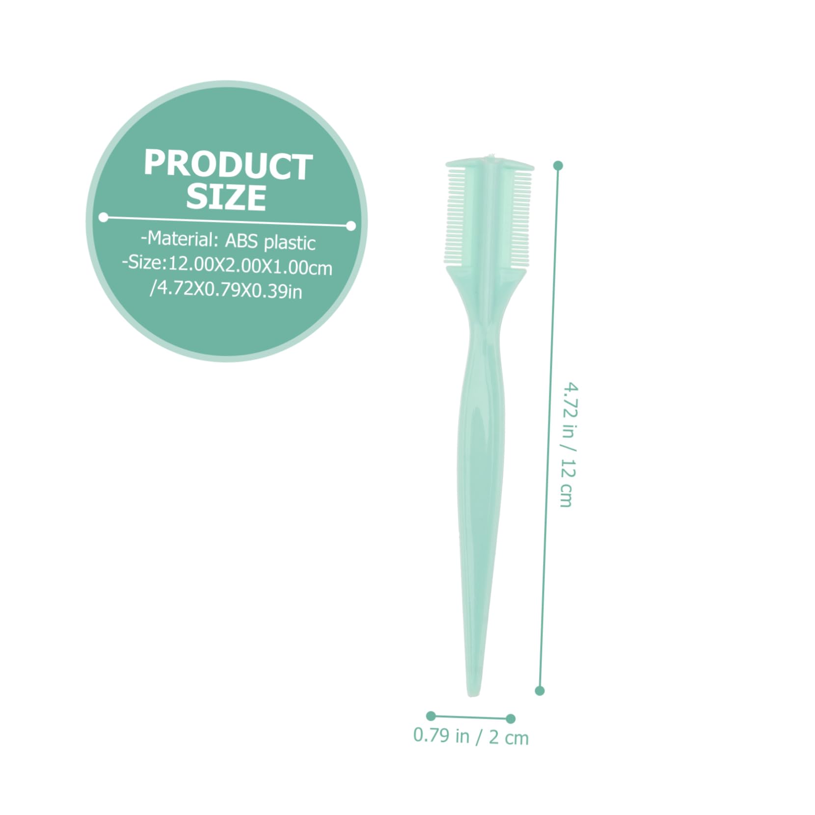 SOESFOUFU Eyebrow Lamination Brush Eyelash Organizer Makeup Combs Abs Plastic for Eyelashes Bangs Random Color