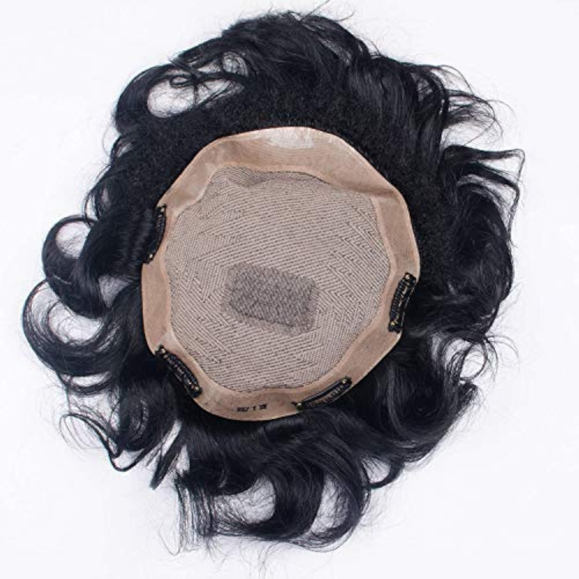 Men's Human Hair Without Front Lace Mirage Patch