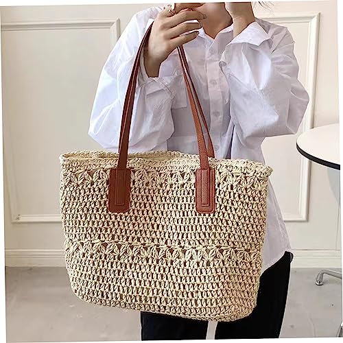 Sac de plage de paille de grande capacité pour ne plus manquer de place