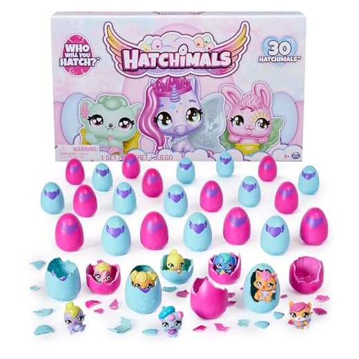 Hatchimals Alive CollEGGtibles 30 Egg Mystery Value Pack - Mini Figures Ultimate Cracking Set: Who Will You Hatch - Easter Basket Pack -30 Unique Figures, Party Favors, Easter Egg Pack (Age 3+)