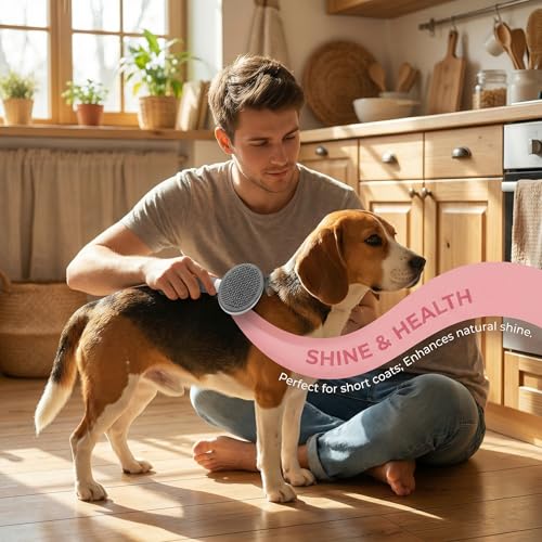 Cepillo para perros y gatos con función deshedding anticaída 5