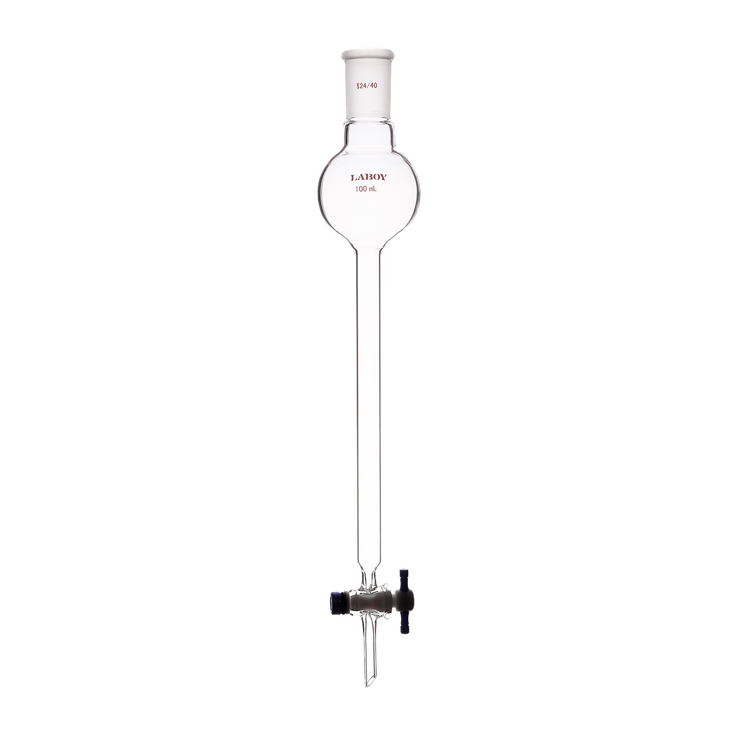 Laboy Verre Chromatographie Colonne 24/40 avec 100 ml B & Q Colonne de 17 mm de diamètre Potence et 305 mm en longueur efficace