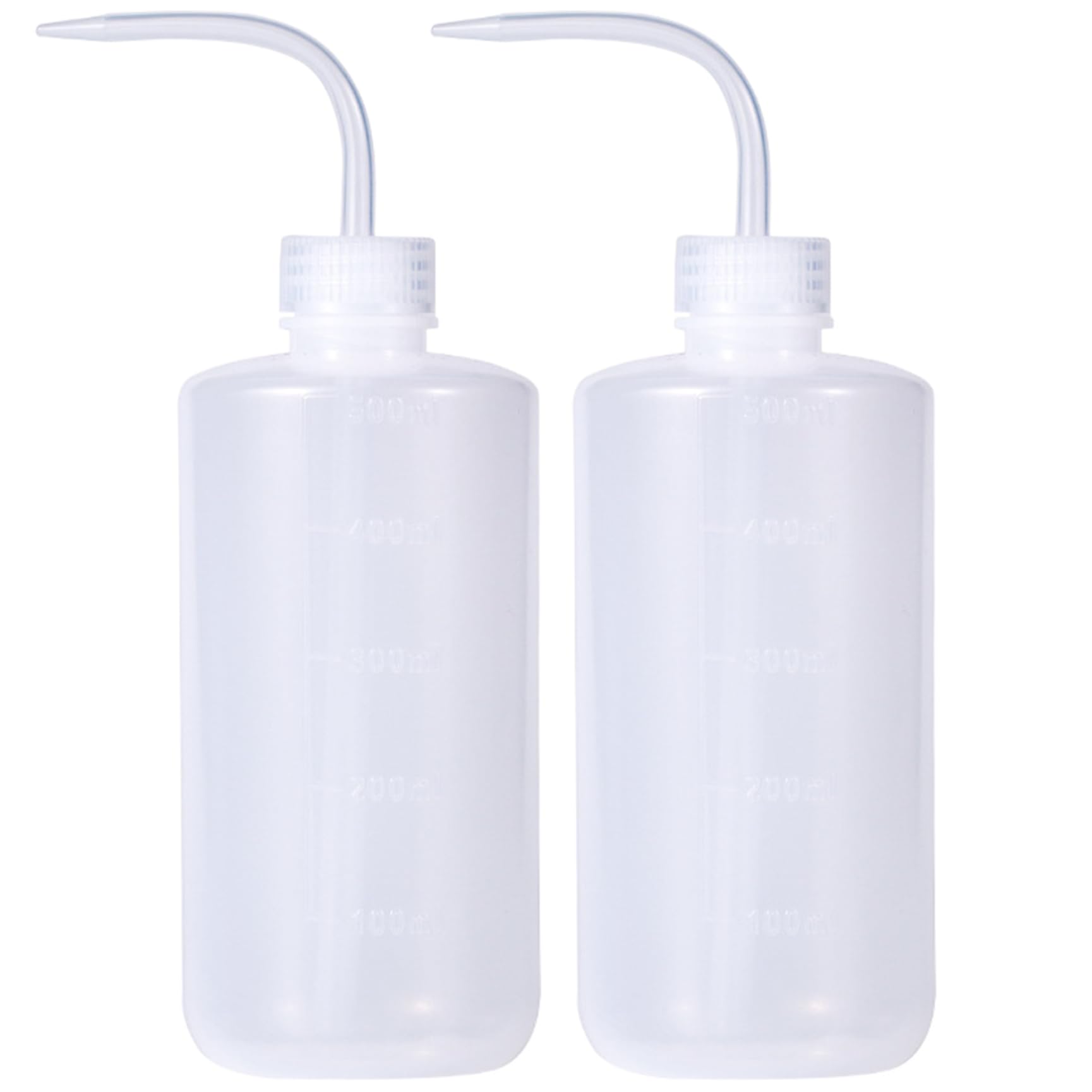 Takingup Squeezy Bottles with Nozzles, 2 Pcs 500Ml Plastic Squeeze Dispensers Squeeze Bottle with Measurements Squeezy Bottles with Nozzles Portable for Liquids Irrigation