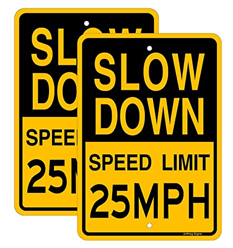 Panneau Slow Down Speed Limit 25 MPH pour sécuriser les rues résidentielles