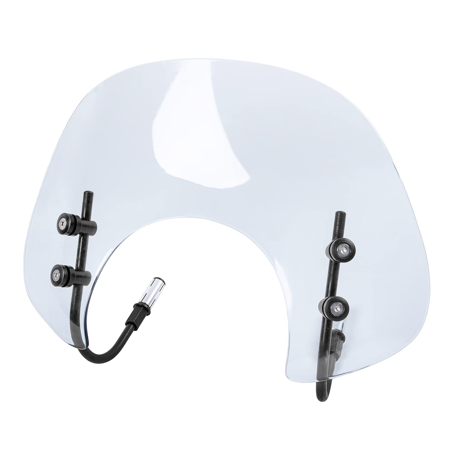 Pare-brise De Moto En Acier Au Carbone Acrylique Déflecteur