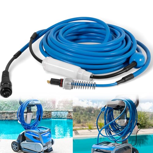 9995861 Câble et pivot DIY 2 fils pour nettoyeur de piscine robotique Dolphin Nautilus (ancien), DX3, Advantage Plus, Endeavor, Atlantis, Primal X3, DX3S,...