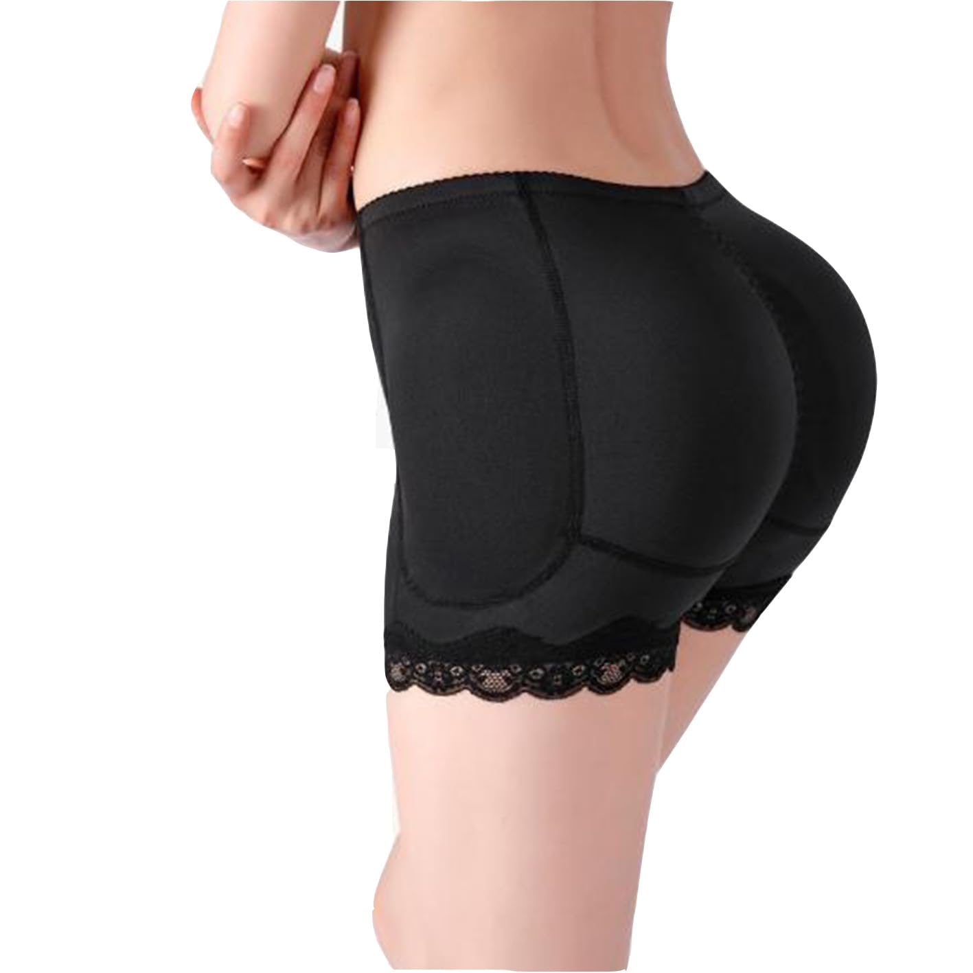palay High Waist Butt Lifter Shapewear Tummy Control Padded Panties Black-picture-2