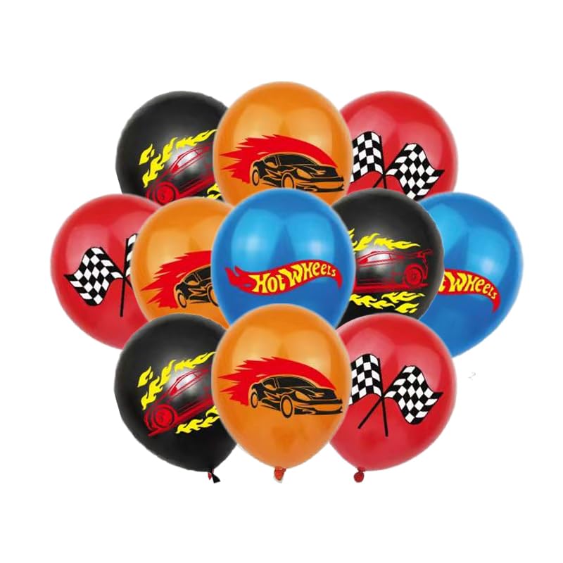 20pcs HotWheels Balloons, Birthday Party Decorations Supplies