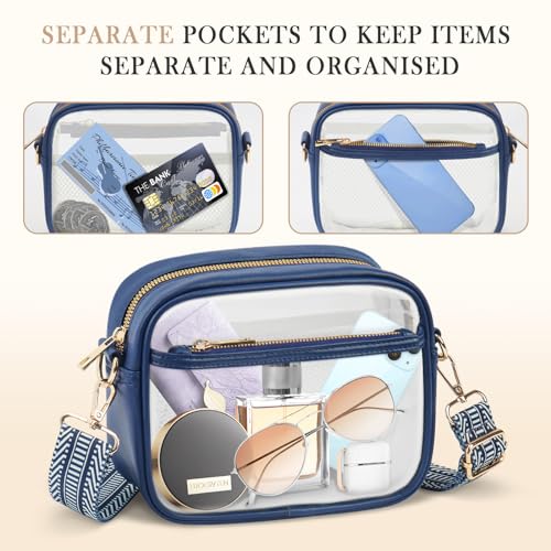 Bolso Clear Crossbody certificado para estadios miniatura 6