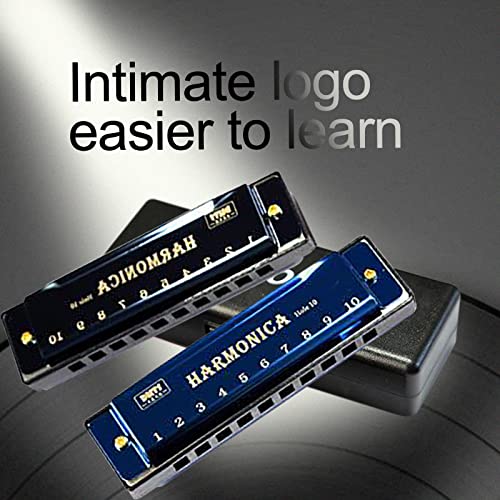 Osuter 2 Pièces Harmonica Diatonique,Harmonica en Do à 10 Trous avec Boîte Instrument de Musique Harmonica pour… - Les Beatles, Paul McCartney, John Lennon, RIngo Starr, George Harrison Osuter 2 Pièces Harmonica Diatonique,Harmonica en Do à 10 Trous avec Boîte Instrument de Musique Harmonica pour… – Image 7