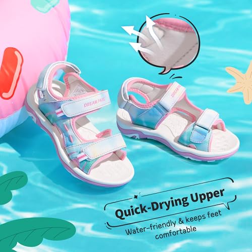 DREAM PAIRS Boys Girls Fashion Athletic Summer Sports Sandals(Toddler/Little Kid/Big Kid)2