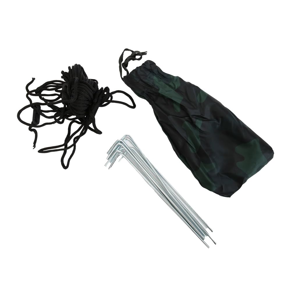 G8DS Angelschirm mit Seitenwand 200-220 cm Schirmzelt Angeln Schirmsystem mit Seitenplane Camouflage Karpfenzelt Windschutz Regenschirm