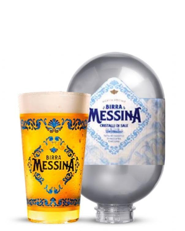 Hoja de barril de cristales de sal de cerveza de Messina 8 lt