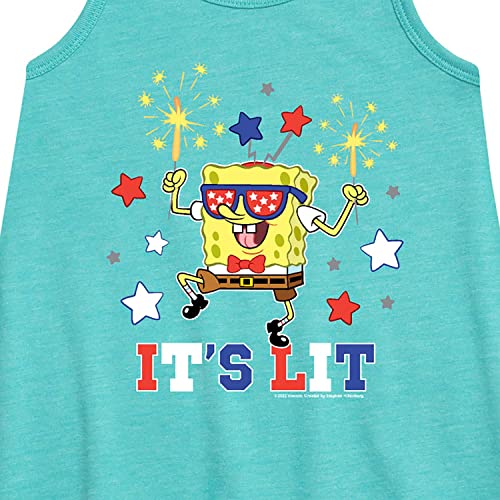 HYBRID APPAREL - Spongebob Squarepants - It's Lit - Toddler and Youth Girls A-line Dress2