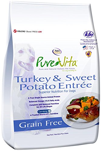 Tuffy'S Pet Food 131643 Tuffy Pure Vita Grain Free Turkey And Sweet Potato Food For Dogs, 25-Pound