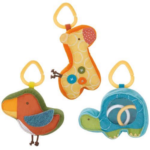 Preisvergleich Produktbild Skip Hop 307418 Giraffe Safari Rattle Trio