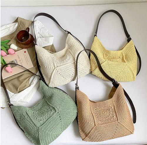 Bolso verano crochet Bohemia para mujer miniatura 7