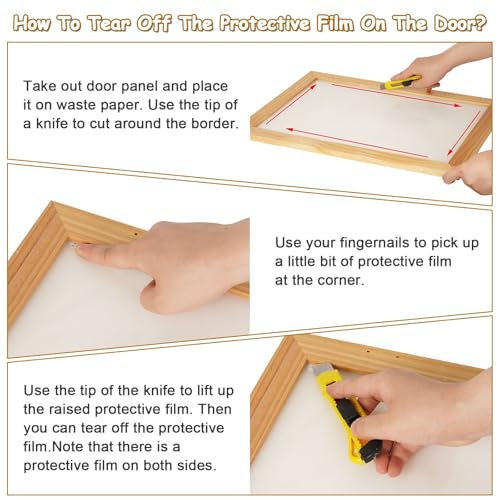 Outdoor Library Box Literature Exchange Box Outdoor Book Storage Little Wood Cabinet for DIY, Neighborhoods Community and Schools Sharing Books, Literature and Newspapers (20x14x21 Inch)