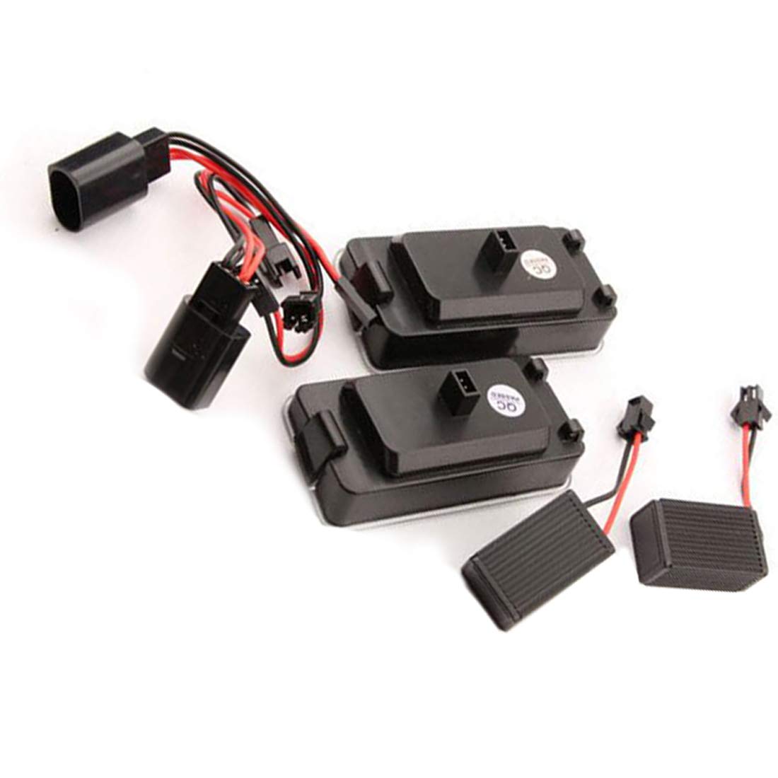 GOFORJUMP Superhelle 2X18SMD Canbus LED-Kennzeichenleuchte Für 99-05 S/eat Leon 1M 04-09 Altea Arosa Cordoba MK1 MK2 Ibiza Toledo 5P