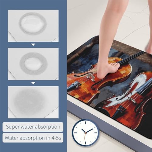 Tapis absorbant violon pour une entrée propre et musicale - 7