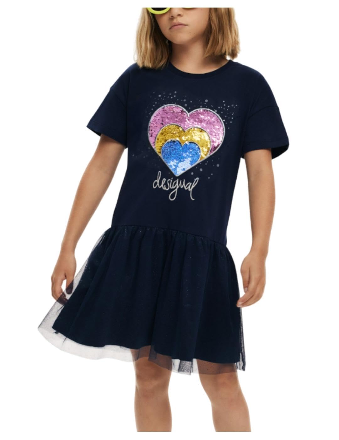 Desigual Unisex Kinder 25sgvk14 Kleid