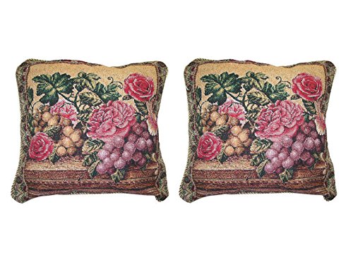 DaDa Bedding CollectionThrow Pillow Cover, 18" x 18", Multi