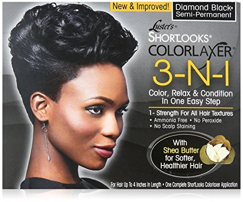 Luster's Shortlooks Color Relaxer 3-n-1 Diamond Black by Lusters