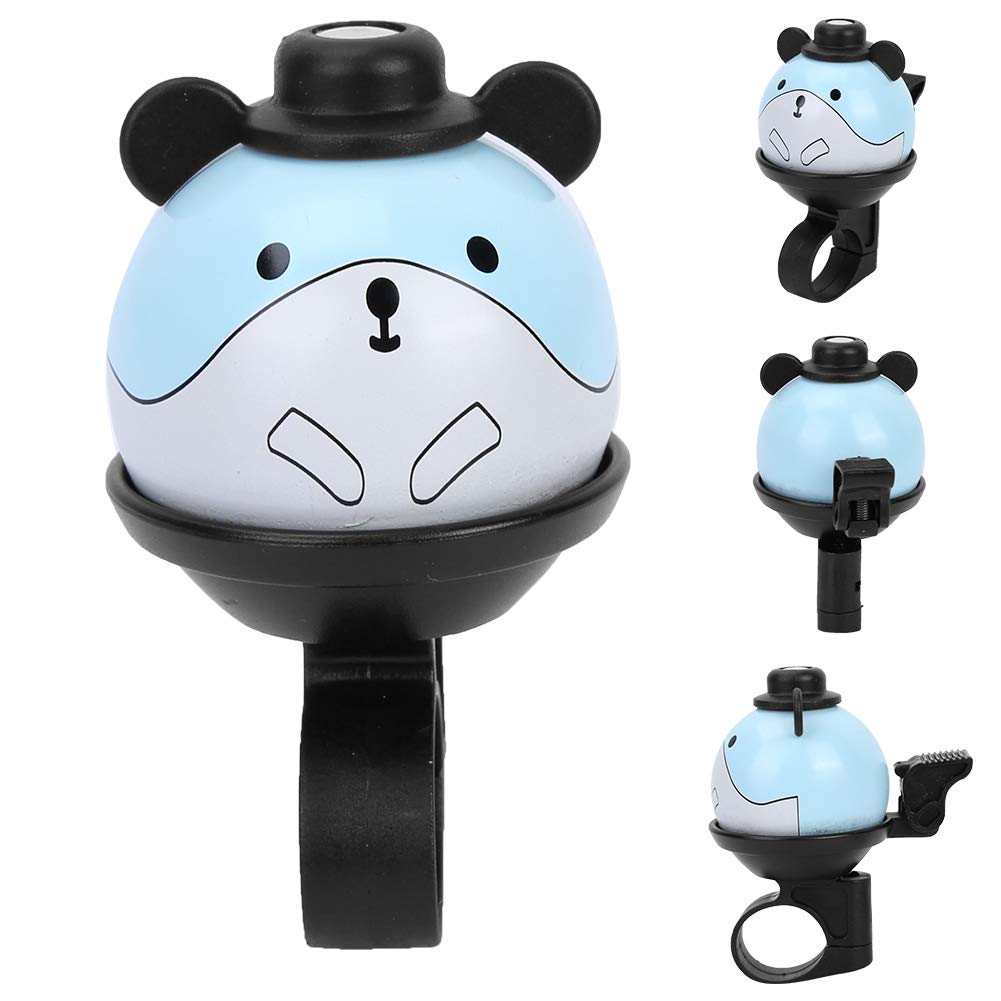 Bike For Kids, Bike Anti Skid Design Blue Cute Cartoon Shape Metal Cycling Bike Horn For Handlebar Diameter 22.2mm