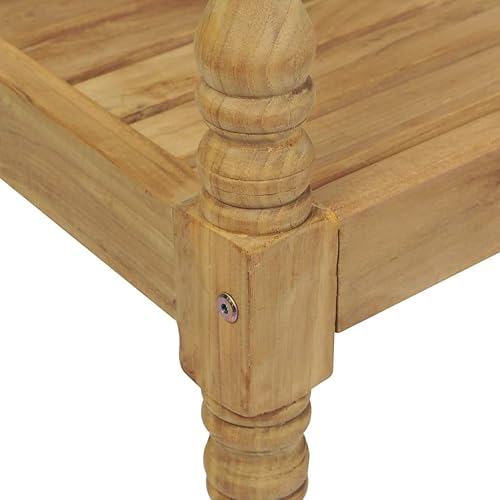 Miniatura 6 de Sillas Batavia 2 piezas de madera maciza de teca al aire libre para patio al aire libre Sillas para Comedor para sala de estar, picnic, playa,