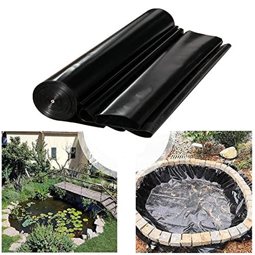 Rubber Pond Skins,30 Mil Flexible Water Garden Fish Pond Liner Elasticity Hdpe,Uv Resistant And Anti-Penetration,25 Ft X 45 Ft,10 Ft. X 20 Ft #TOP1