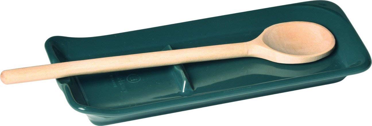 Emile HenryMade In France Blue Flame Ridged Spoon Rest