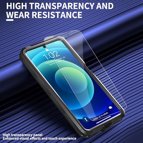 FONREST for Xiaomi Redmi Note 13 5G(Not 4G) IP68 Waterproof Case Full-Body Sealed Slim Snowproof Shockproof Dustproof Underwater TPU PC Hybrid Outdoor Transparent Cover with Hand Strap - Image 8