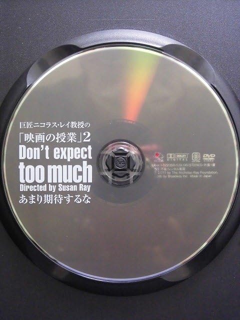 巨匠ニコラス・レイ教授の「映画の授業」2 あまり期待するな