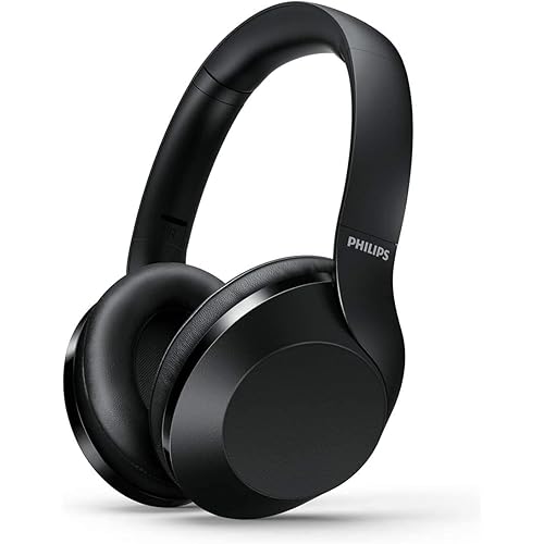 PHILIPS Wireless Bluetooth Over-Ear Headphones Noise Isolation Stereo with Hi-Res Audio, up to 30 Hours Playtime with Rapid Charge (Noise Isolation)