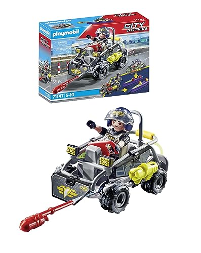 PLAYMOBIL City Action 71147 Fuerzas Especiales Quad