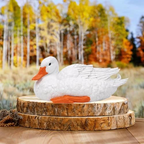 Canard de jardin résistant aux intempéries décoration résine