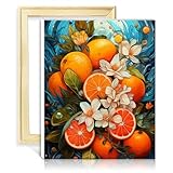 Sie erhalten: Das Malen-nach-Zahlen-Set enthält 1 vorgedruckte strukturierte Kunstleinwand (Holzrahmen), 1 Satz Acrylfarben, 1 Satz Pinsel (3 Stück), in einer exquisiten Geschenkverpackung.