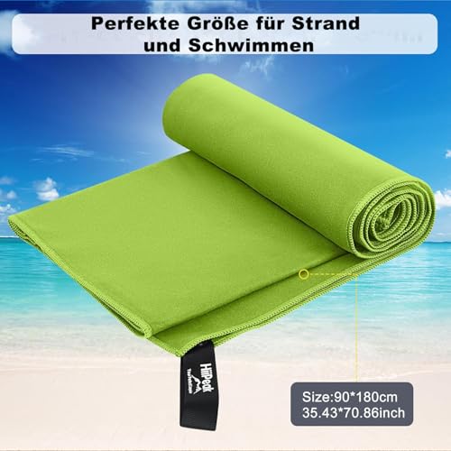 HiiPeak Mikrofaser Handtuch Kompakt und Leicht Microfaser Handtücher Fitness Schnelltrocknend microfaser Badetuch Saugfähiges Sporthandtuch… – Ansicht 3