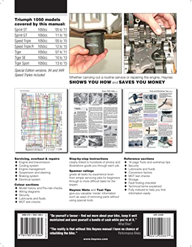 Amazon.com: Haynes Repair Manuals: Triumph
