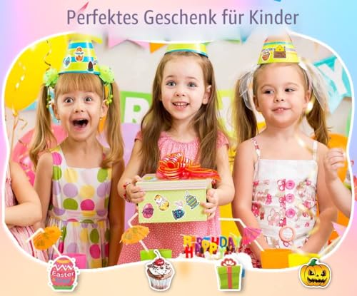 200 Stück Wasserflaschen-Aufkleber für Kinder, Teenager, Wasserdichte Vinyl-Aufkleber, Sticker Aesthetic, Aufkleber für Erwachsene