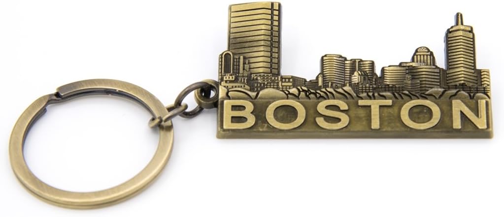 The Card WorksBoston Skyline Key Chain