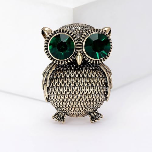 Image of Enamel Bird Brooch for Women Rhinestones Owl /Hummingbird /Eagle /Toucan Lapel Pin Cute Bird Brooches Jewelry Gifts for Mom Wife