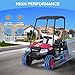 LIGIANT R9 24V Ride on Toys for Big Kids, 4-Seater Kids' Car, Golf Cart Max. Capacity: 264 Lbs, 4WD Ride on Car w/Remote Control, Detachable Awning, Spring Suspension, Music/Story/Power Display