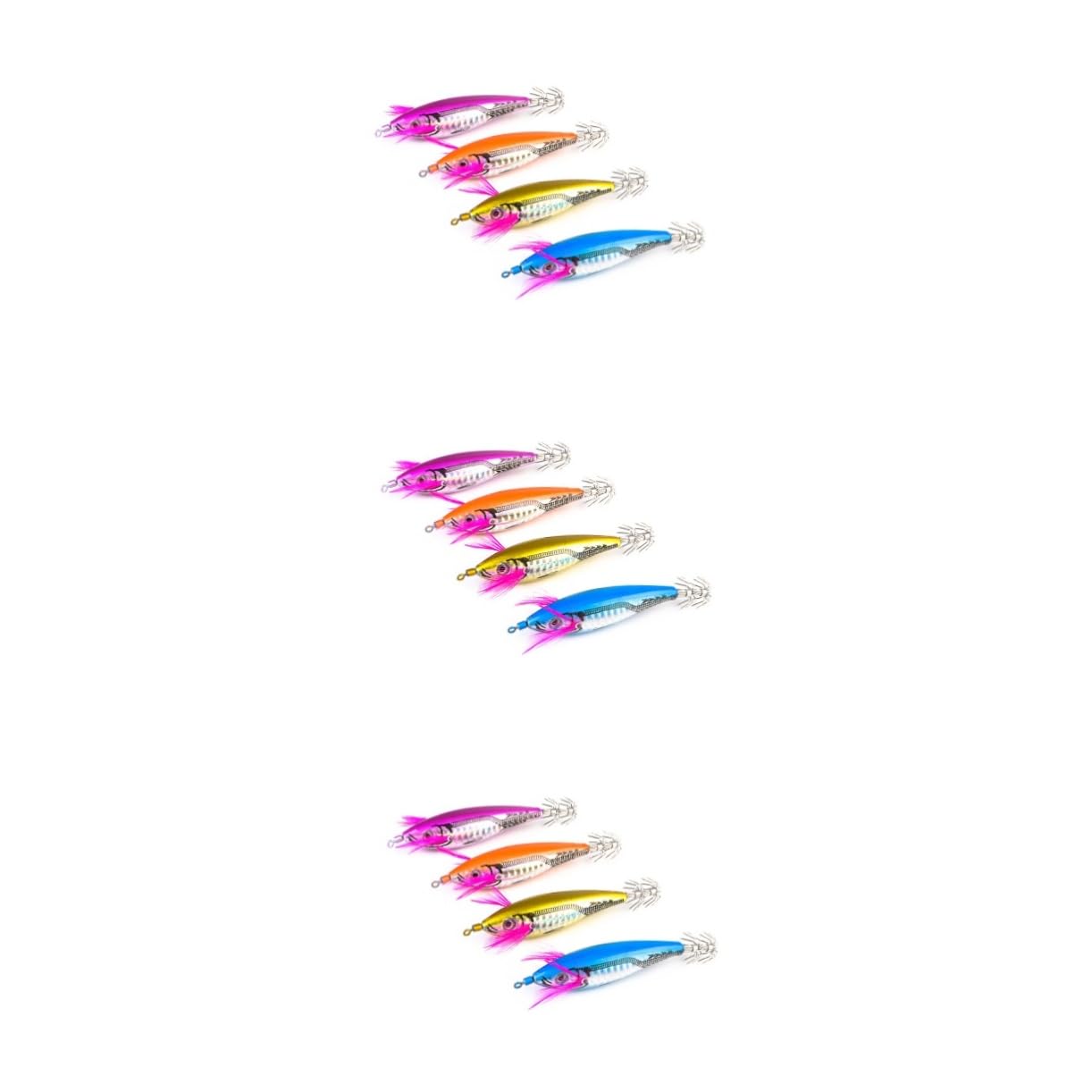 SUPVOX 12pezzi Esche Artificiale Bait Per Pesca All Aperto Accessori Di Pesca Leggeri e Resistenti e Per Amici