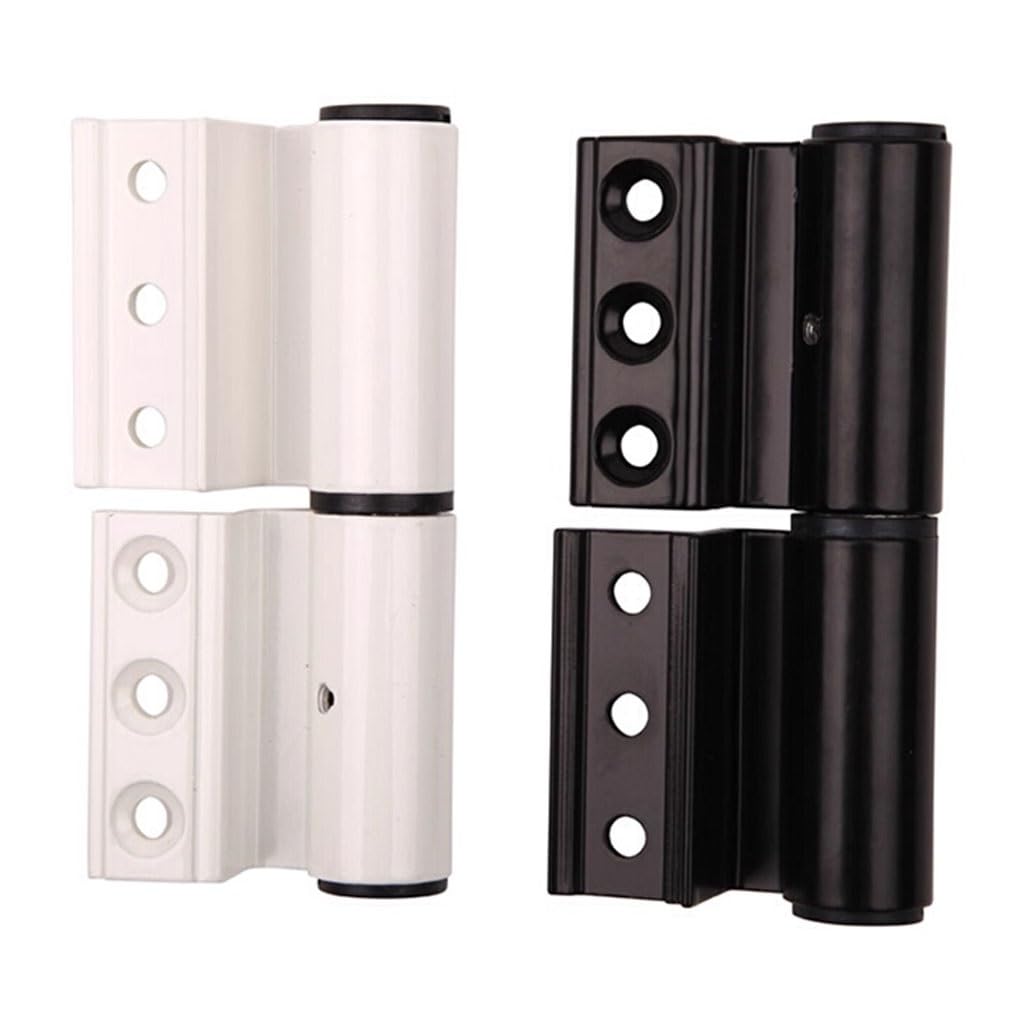 Bisagra de ventana de puerta de aleación de aluminio de 2 piezas(White left)