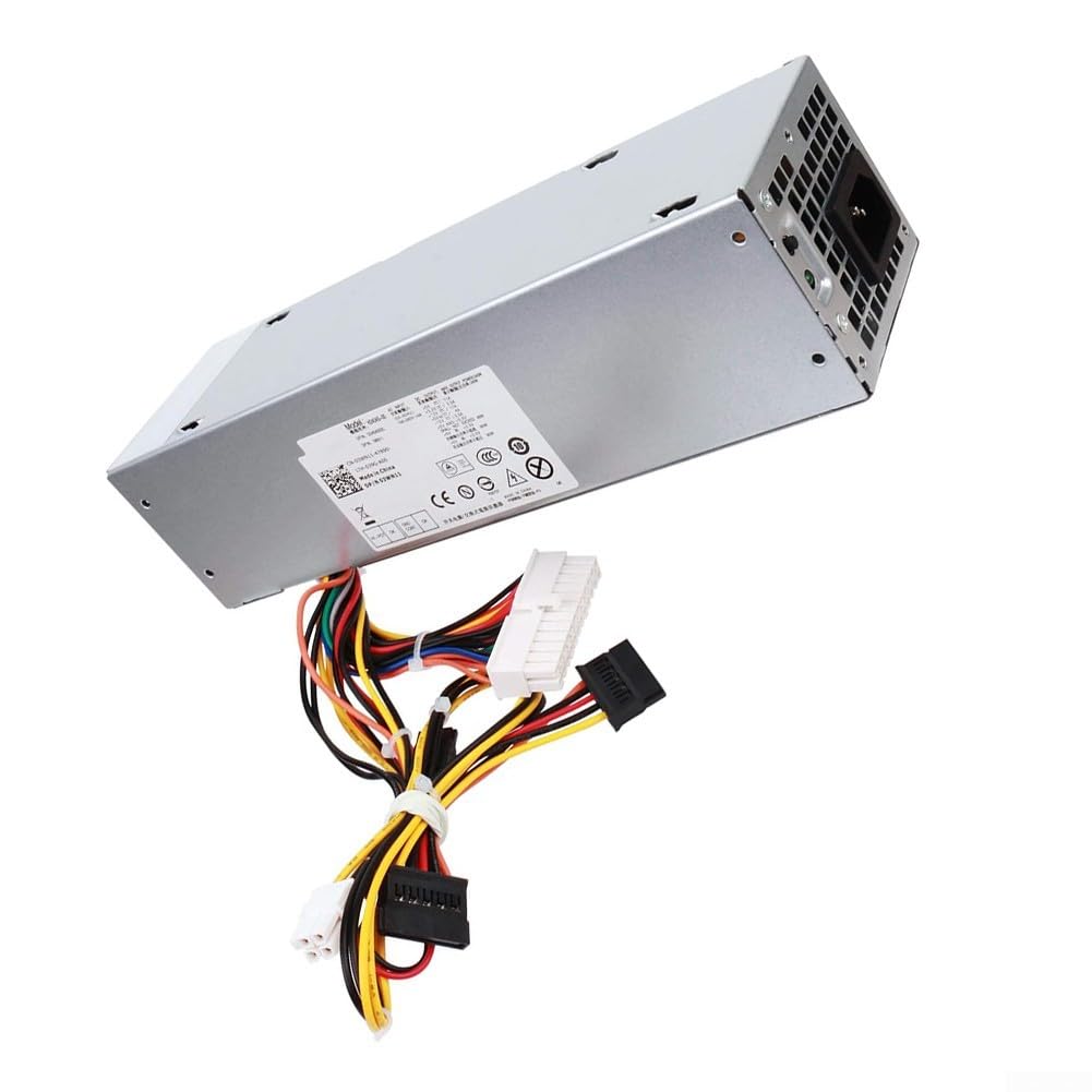 Fuente de alimentación de 240 W para modelos Optiplex 390 790 990 3010 7010 9010 Small Factor SFF modelos H240AS-00 H240ES-00 D240ES-00 AC240AS-00 L240AS-00 Plata Metal Fuente de alimentación de 24