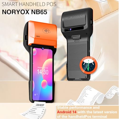 alacrity handheld pos pda android 14 receipt printer 3gb32gb 1d 2d barcode scanner wifigpsbt4g full network connection 6534 touchscreen 80mm width thermal label printing 6400mah battery and nfc