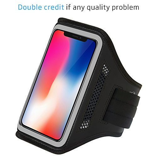 LOVPHONE iPhone 11 Pro/iPhone 11/iPhone XR Armband, Sport Running Exercise Gym Case with Key Holder